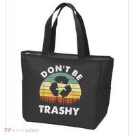Retro Don't Be Trashy Recycle Save The Environment Earth Day Tote Bag thumb 3