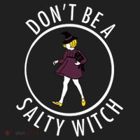 Retro DonT Be A Salty Witch Funny Halloween Girl Tumbler thumb 3