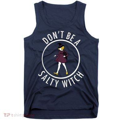 Retro DonT Be A Salty Witch Funny Halloween Girl Tank Top