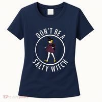 Retro DonT Be A Salty Witch Funny Halloween Girl Women's T-Shirt thumb 0