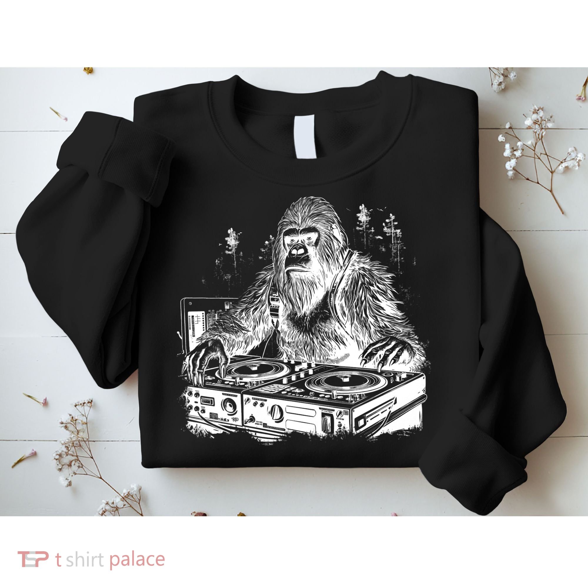 Realistic DJ Bigfoot Sweatshirt