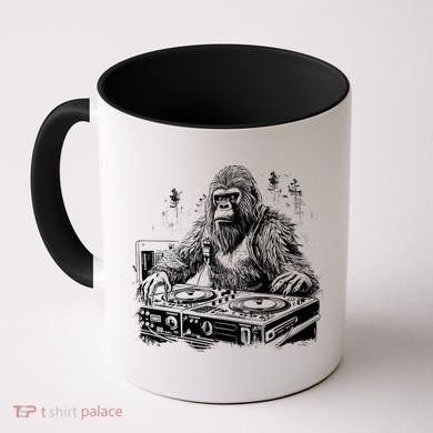 Realistic DJ Bigfoot Coffee Mug