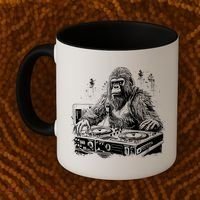 Realistic DJ Bigfoot Coffee Mug thumb 2