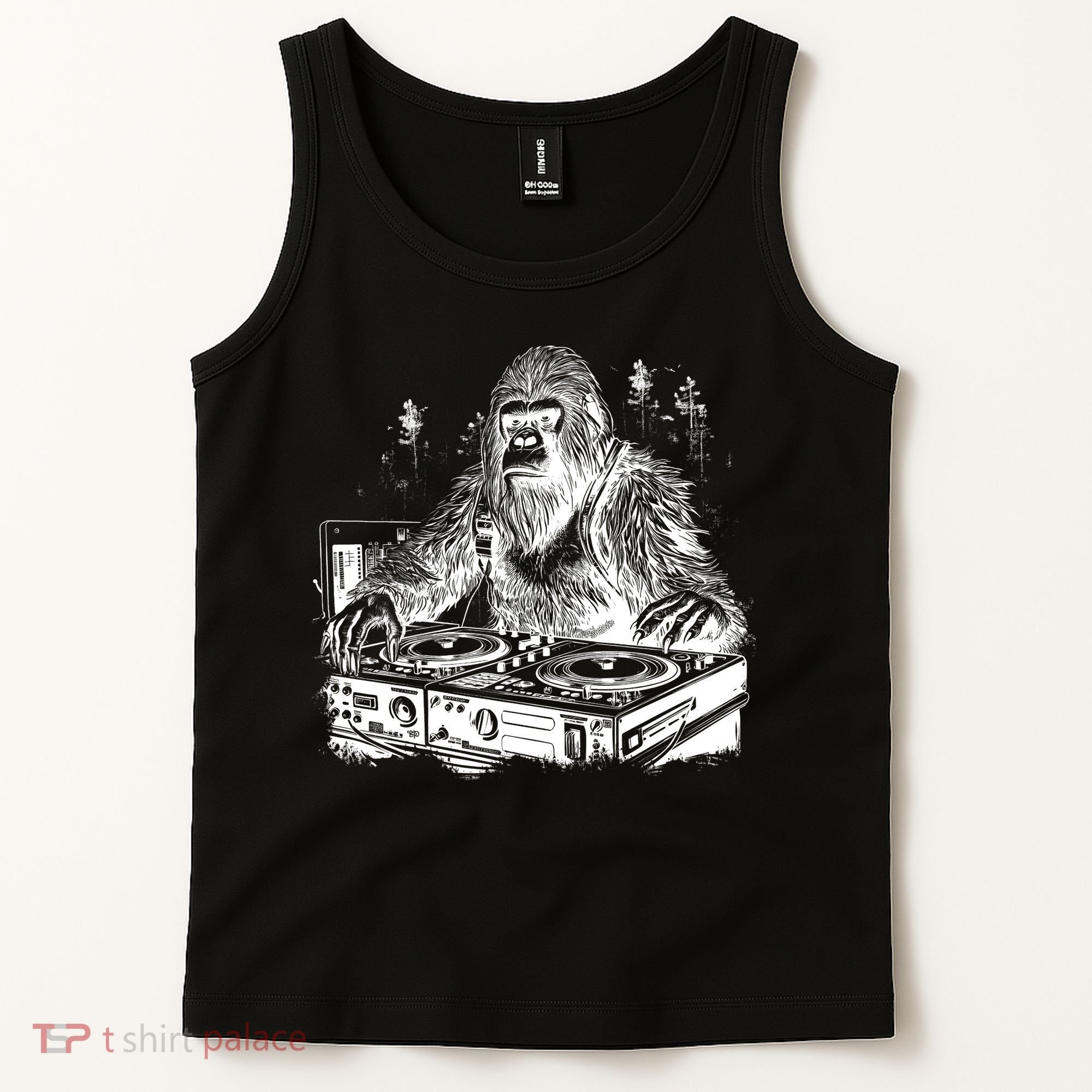 Realistic DJ Bigfoot Tank Top