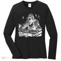 Realistic DJ Bigfoot Women's Long Sleeve Shirt thumb 0