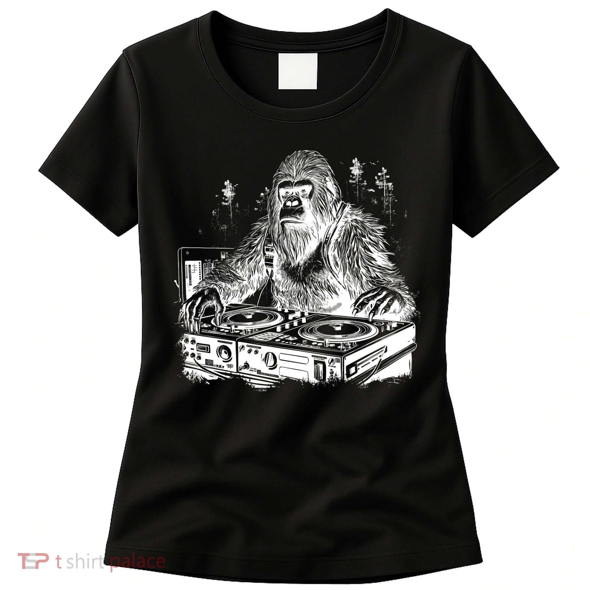 Realistic DJ Bigfoot Women's T-Shirt