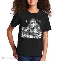 Realistic DJ Bigfoot Kids T-Shirt thumb 2