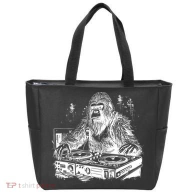 Realistic DJ Bigfoot Tote Bag