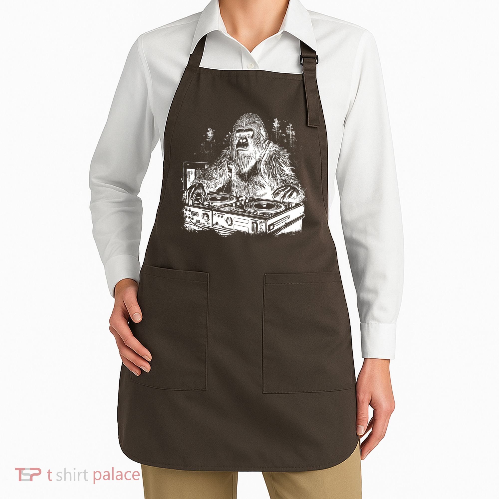 Realistic DJ Bigfoot Apron