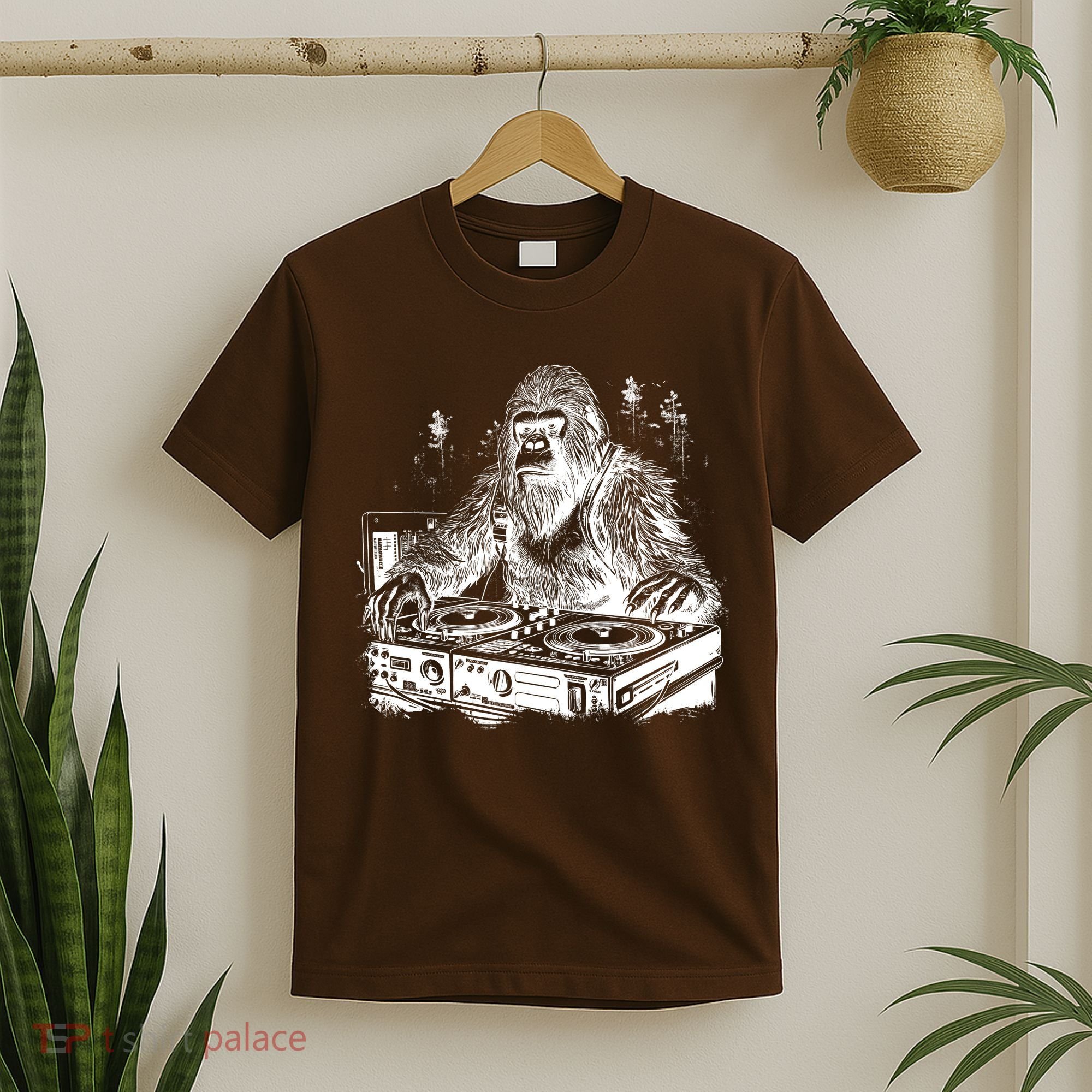 Realistic DJ Bigfoot T-Shirt