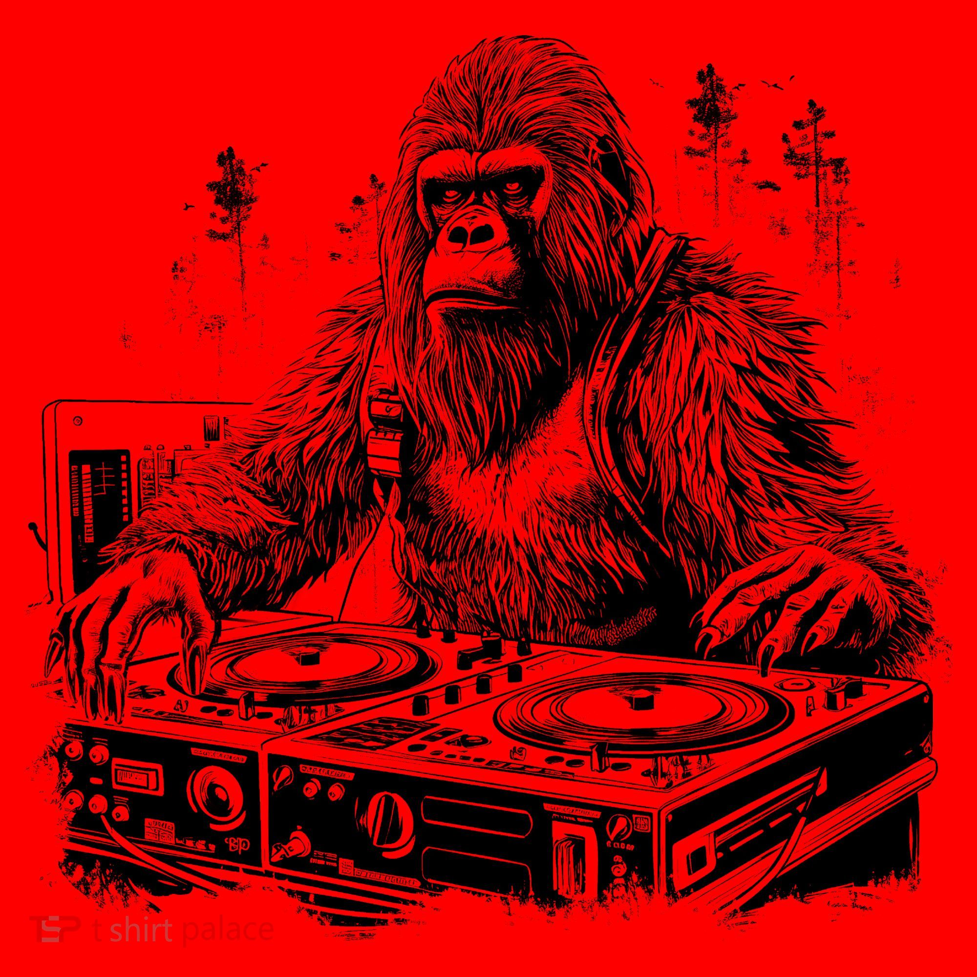 Realistic DJ Bigfoot Santa Hat