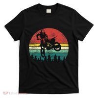Retro Dirt Bike Motocross Motorcyclist Gift T-Shirt thumb 0