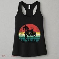 Retro Dirt Bike Motocross Motorcyclist Gift Women's Tank Top thumb 3