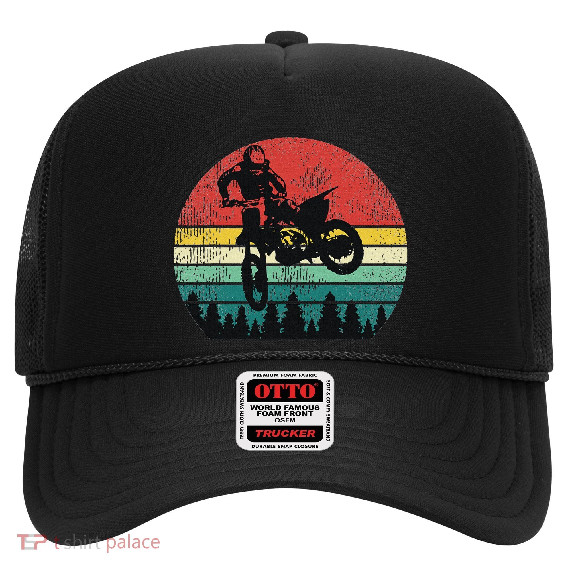 Retro Dirt Bike Motocross Motorcyclist Gift Hat
