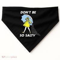 Retro Dont Be So Salty USA-Made Doggie Bandana thumb 0