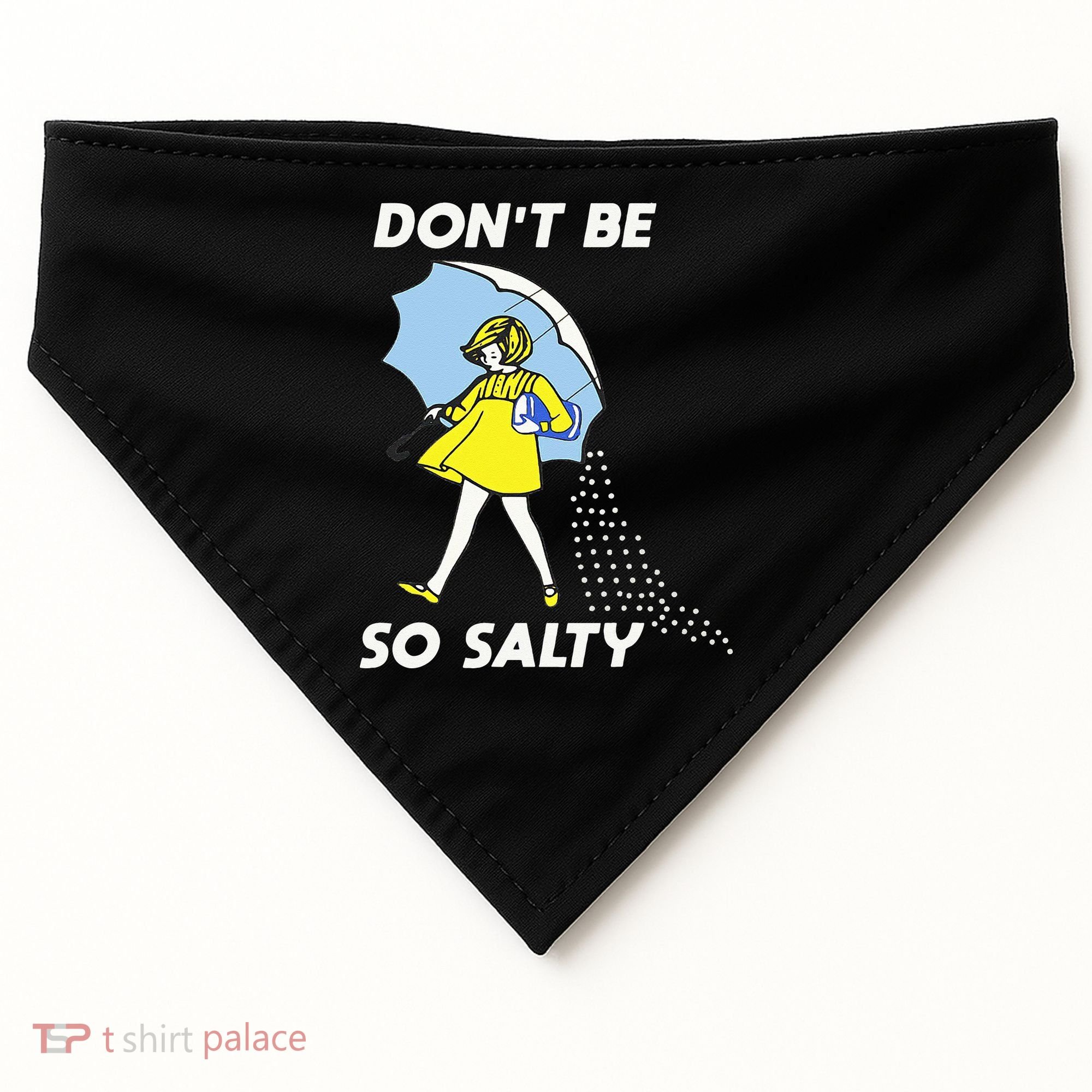 Retro Dont Be So Salty USA-Made Doggie Bandana