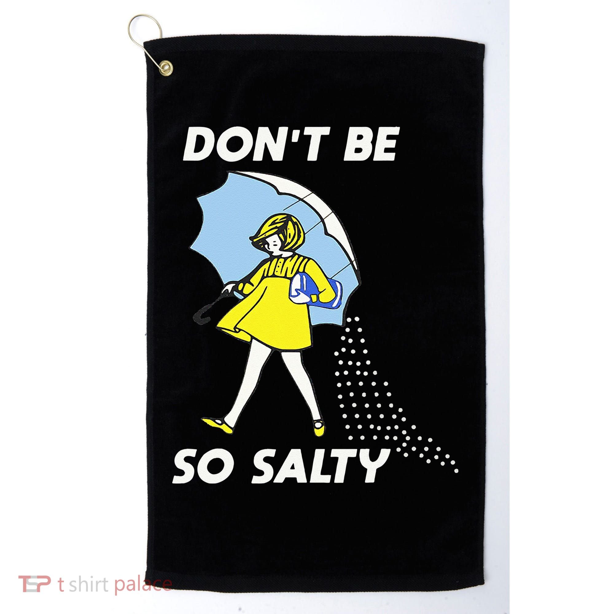 Retro Dont Be So Salty Golf Towel