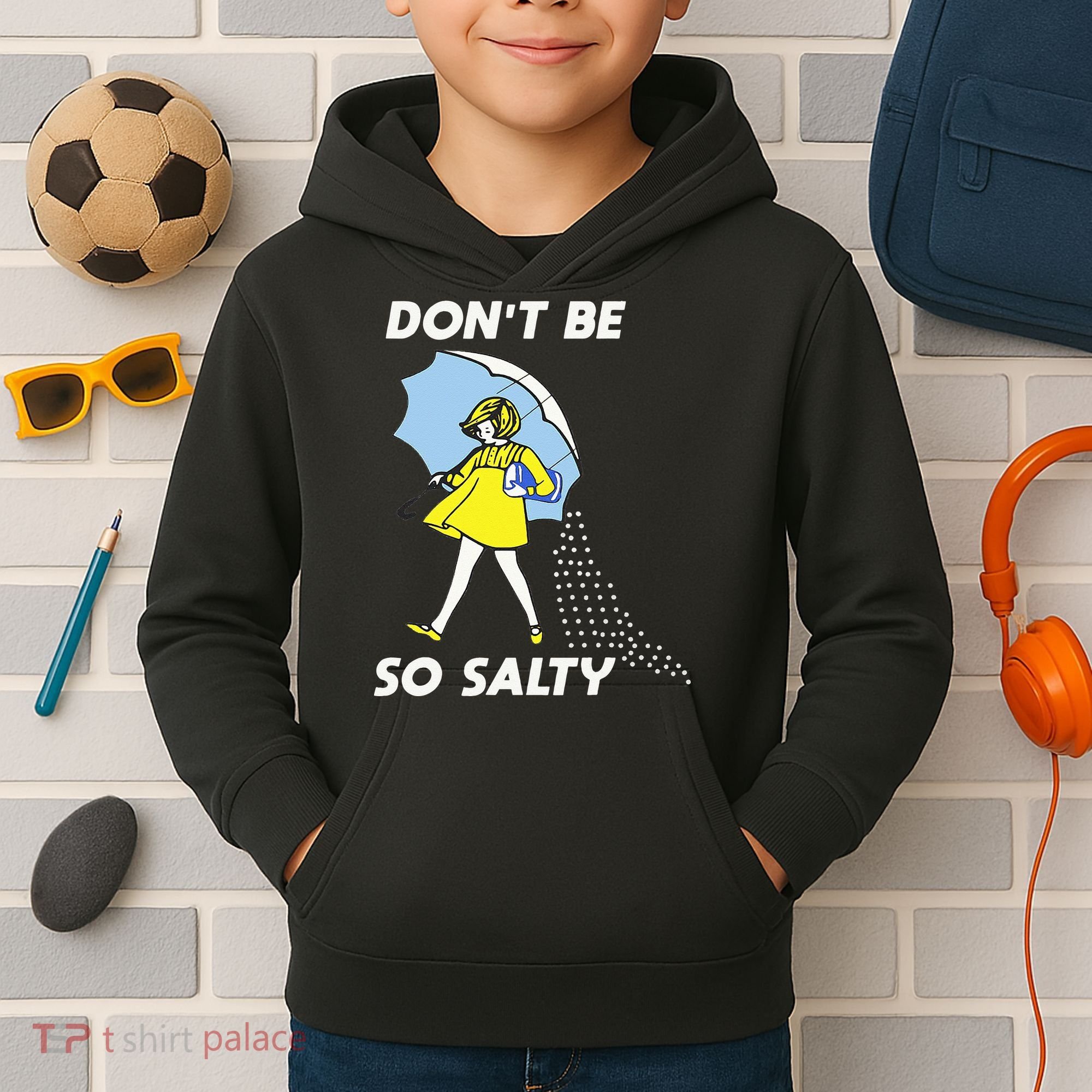 Retro Dont Be So Salty Kids Hoodie