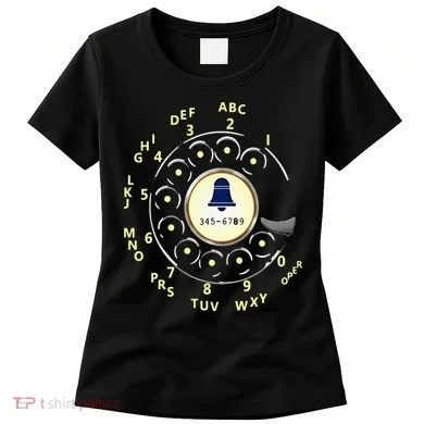 Rotary Dial Classic Phone Women's T-Shirt