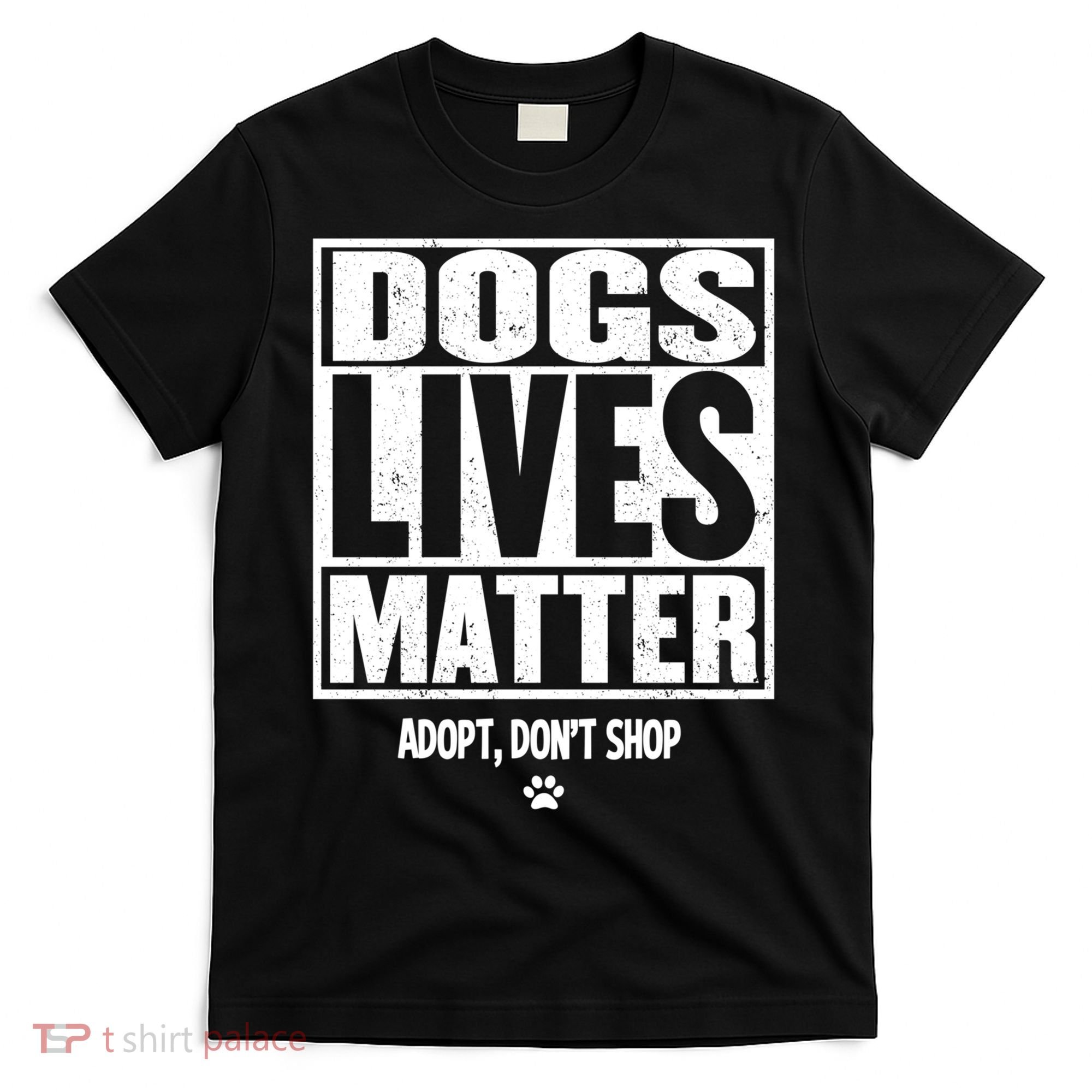 Rescue Dog Cool Gift Mom Dad Dogs Paw Veterinarian Vet Tech Gift T-Shirt