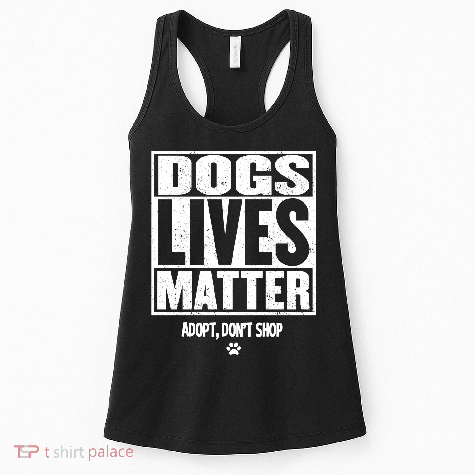 Rescue Dog Cool Gift Mom Dad Dogs Paw Veterinarian Vet Tech Gift Women's Tank Top