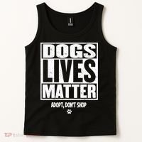 Rescue Dog Cool Gift Mom Dad Dogs Paw Veterinarian Vet Tech Gift Tank Top thumb 2