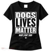 Rescue Dog Cool Gift Mom Dad Dogs Paw Veterinarian Vet Tech Gift Women's T-Shirt thumb 0