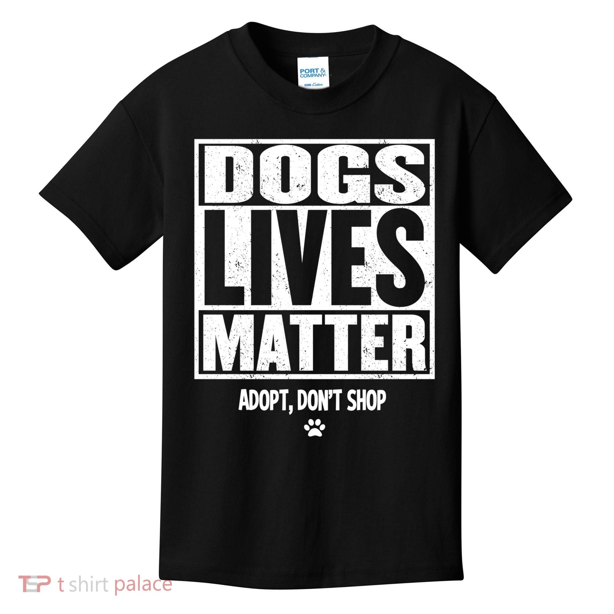 Rescue Dog Cool Gift Mom Dad Dogs Paw Veterinarian Vet Tech Gift Kids T-Shirt