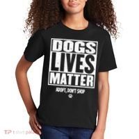 Rescue Dog Cool Gift Mom Dad Dogs Paw Veterinarian Vet Tech Gift Kids T-Shirt thumb 2