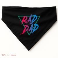 Rad Dad Cute Gift USA-Made Doggie Bandana thumb 0