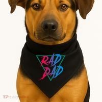 Rad Dad Cute Gift USA-Made Doggie Bandana thumb 1