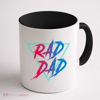 Rad Dad Cute Gift Coffee Mug back
