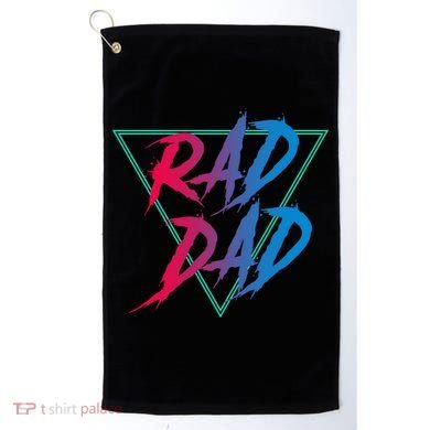 Rad Dad Cute Gift Golf Towel