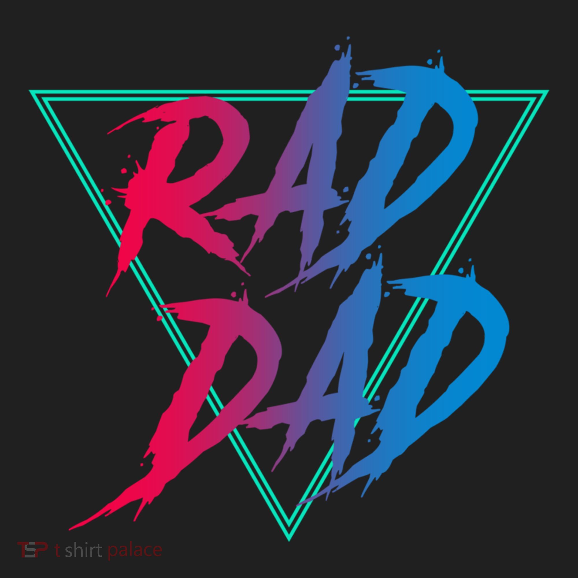 Rad Dad Cute Gift Golf Towel