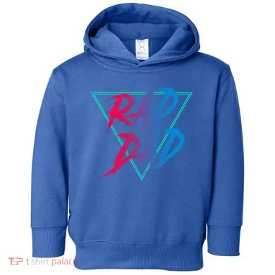 Rad Dad Cute Gift Toddler Hoodie