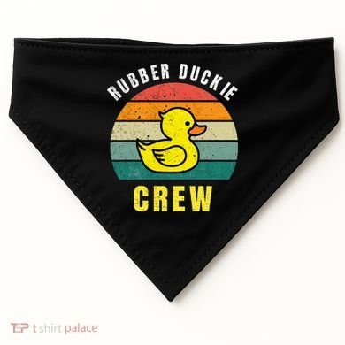 Rubber Duckie Crew Funny Rubber Duck USA-Made Doggie Bandana