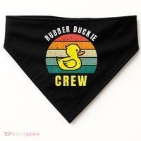 Rubber Duckie Crew Funny Rubber Duck USA-Made Doggie Bandana thumb 0