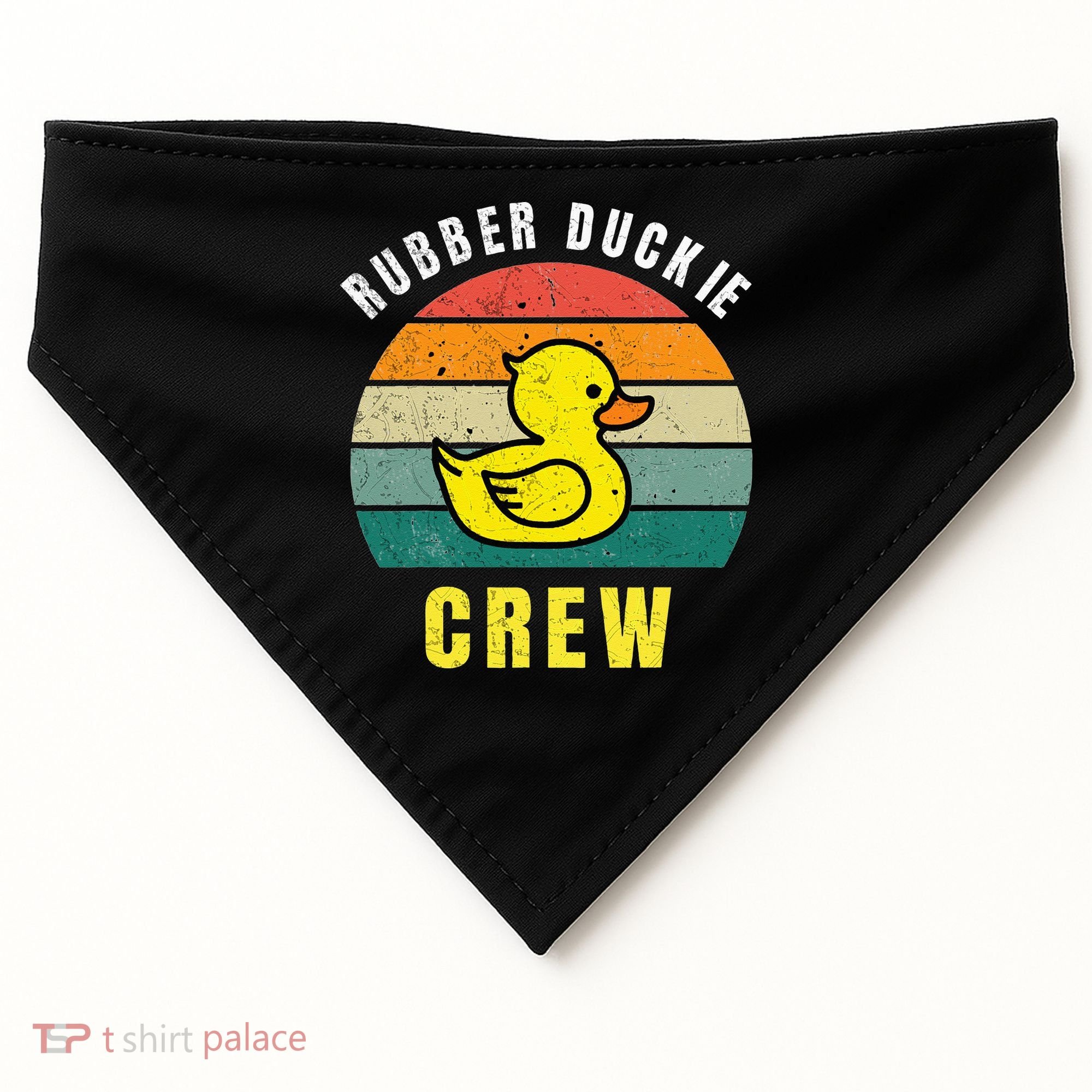 Rubber Duckie Crew Funny Rubber Duck USA-Made Doggie Bandana