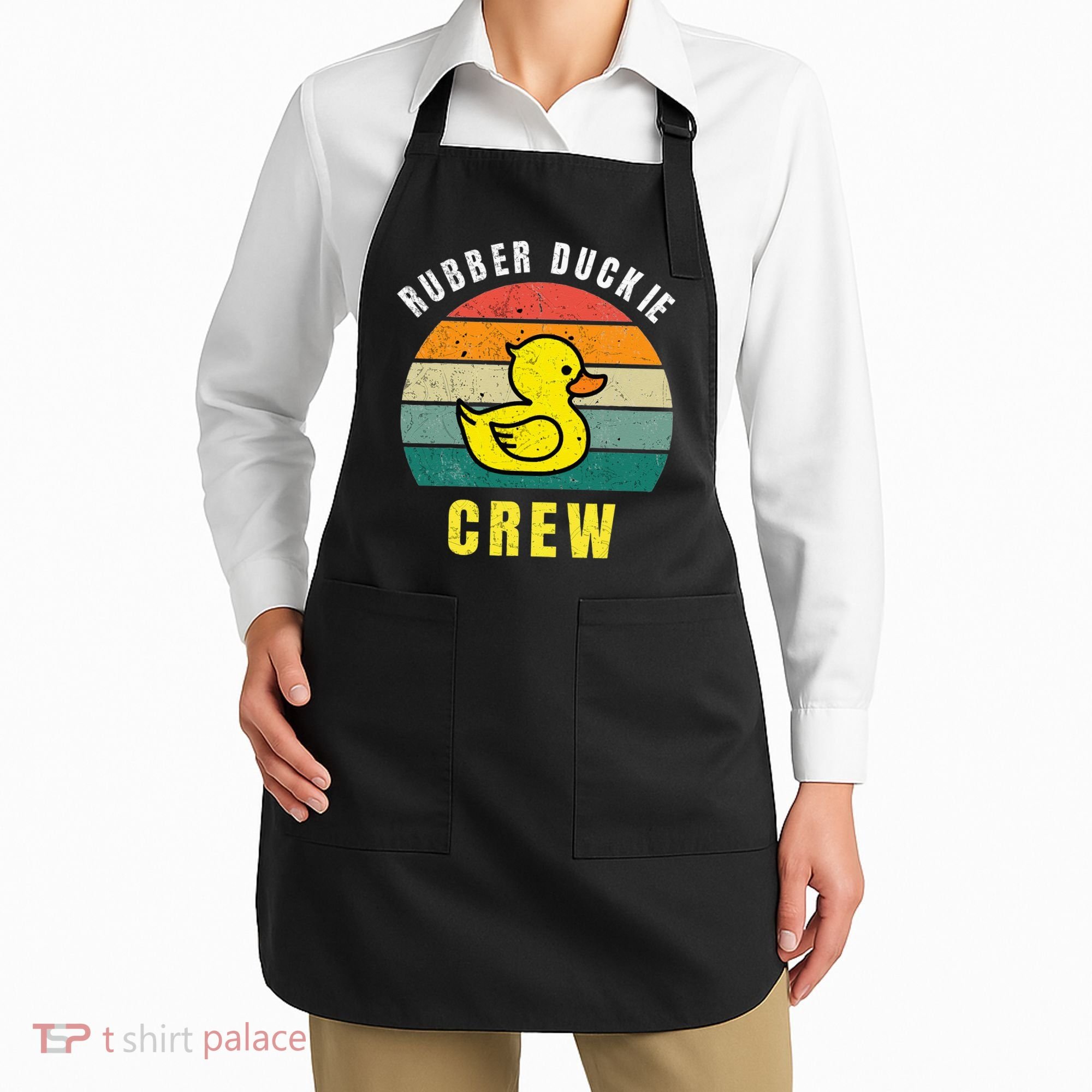 Rubber Duckie Crew Funny Rubber Duck Apron