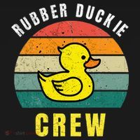 Rubber Duckie Crew Funny Rubber Duck T-Shirt thumb 7
