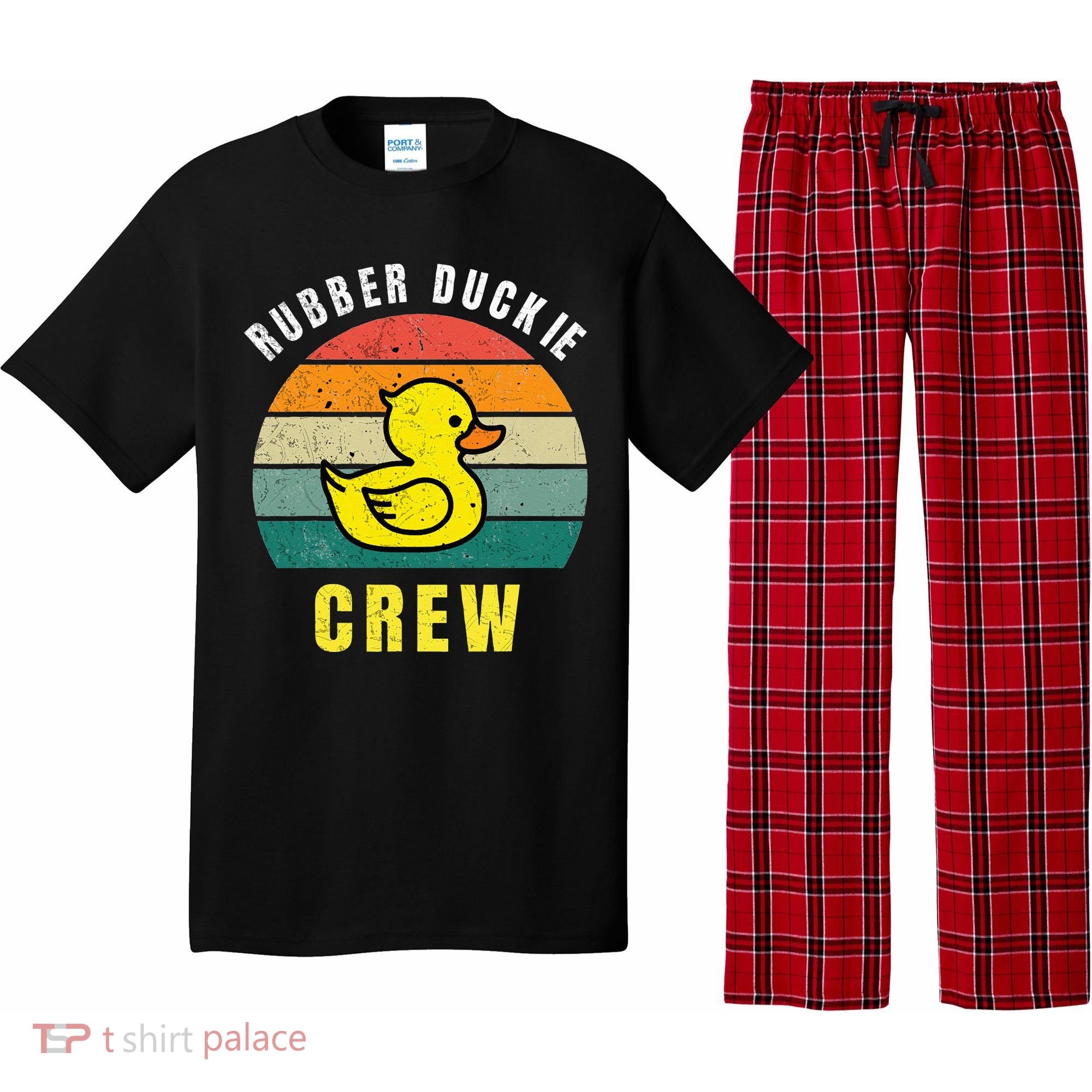 Rubber Duckie Crew Funny Rubber Duck Pajama Set