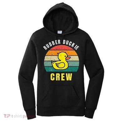 Rubber Duckie Crew Funny Rubber Duck Women's Hoodie