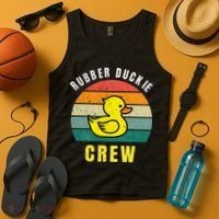 Rubber Duckie Crew Funny Rubber Duck Tank Top thumb 4
