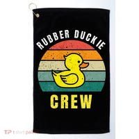 Rubber Duckie Crew Funny Rubber Duck Golf Towel thumb 0