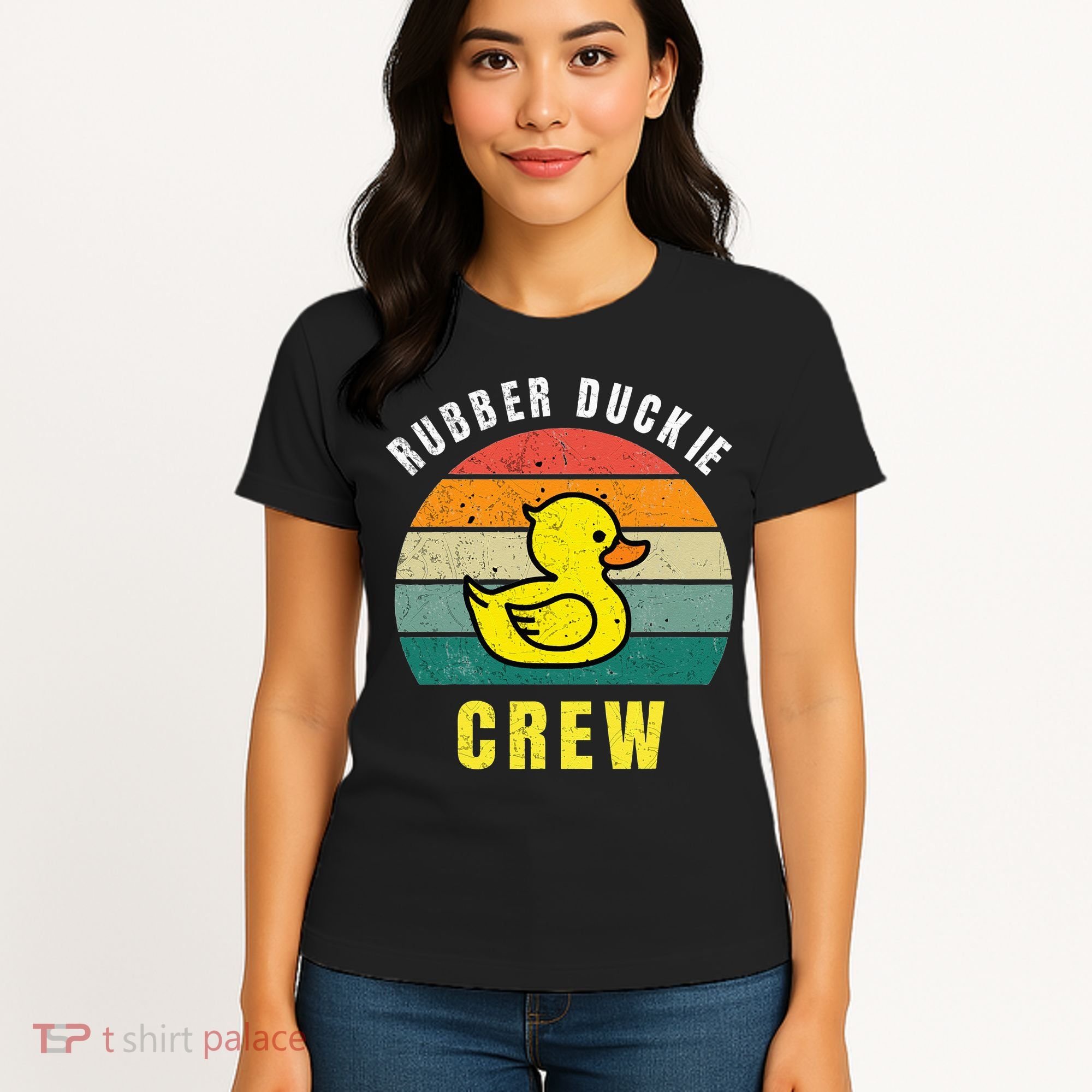 Rubber Duckie Crew Funny Rubber Duck Women's T-Shirt