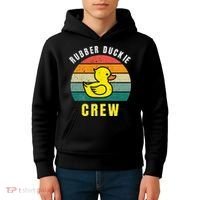 Rubber Duckie Crew Funny Rubber Duck Kids Hoodie thumb 4