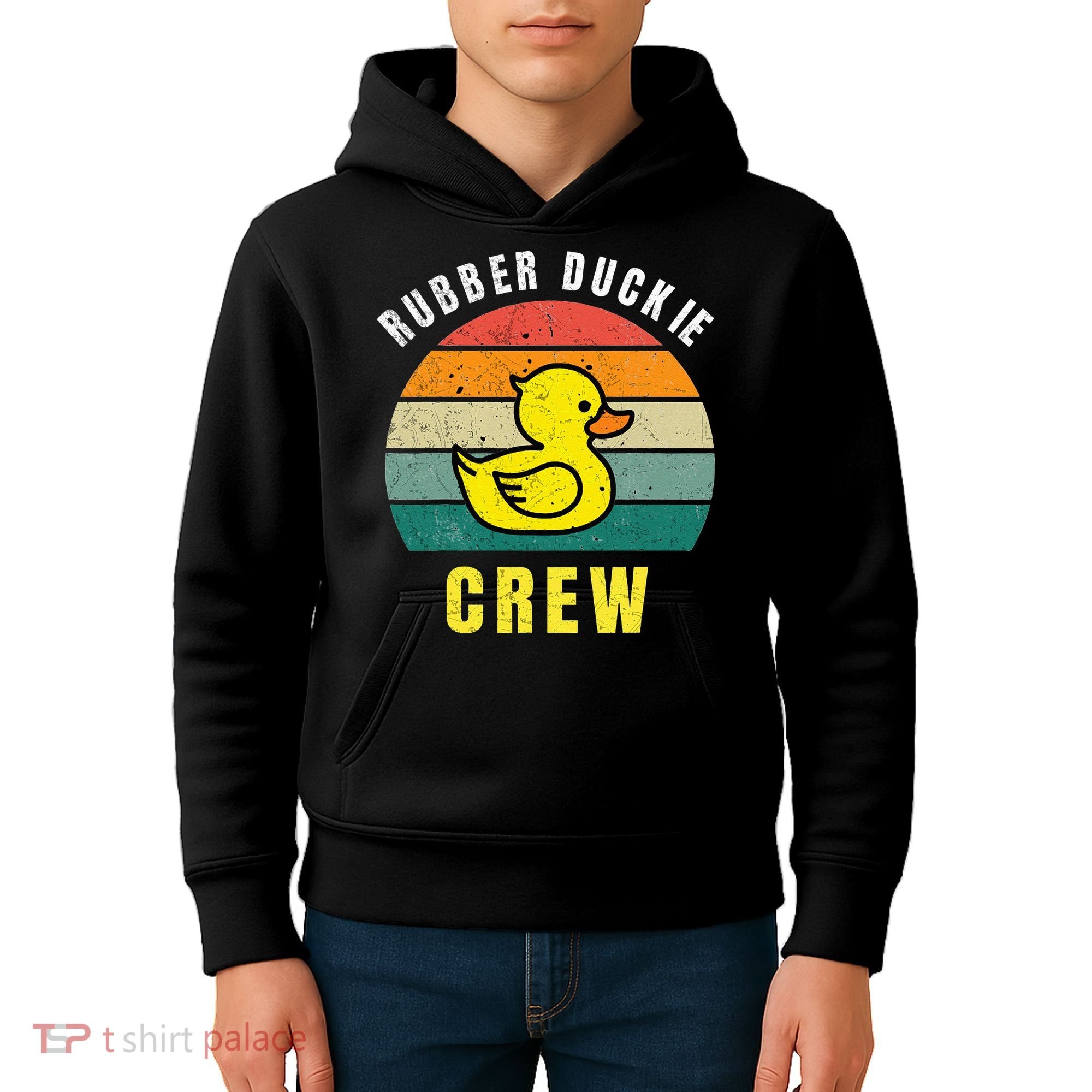 Rubber Duckie Crew Funny Rubber Duck Kids Hoodie