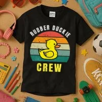Rubber Duckie Crew Funny Rubber Duck Kids T-Shirt thumb 3