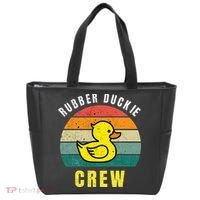 Rubber Duckie Crew Funny Rubber Duck Tote Bag thumb 0