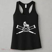 Roller Derby Crutches Roller Skating Funny Accident Women's Tank Top thumb 3